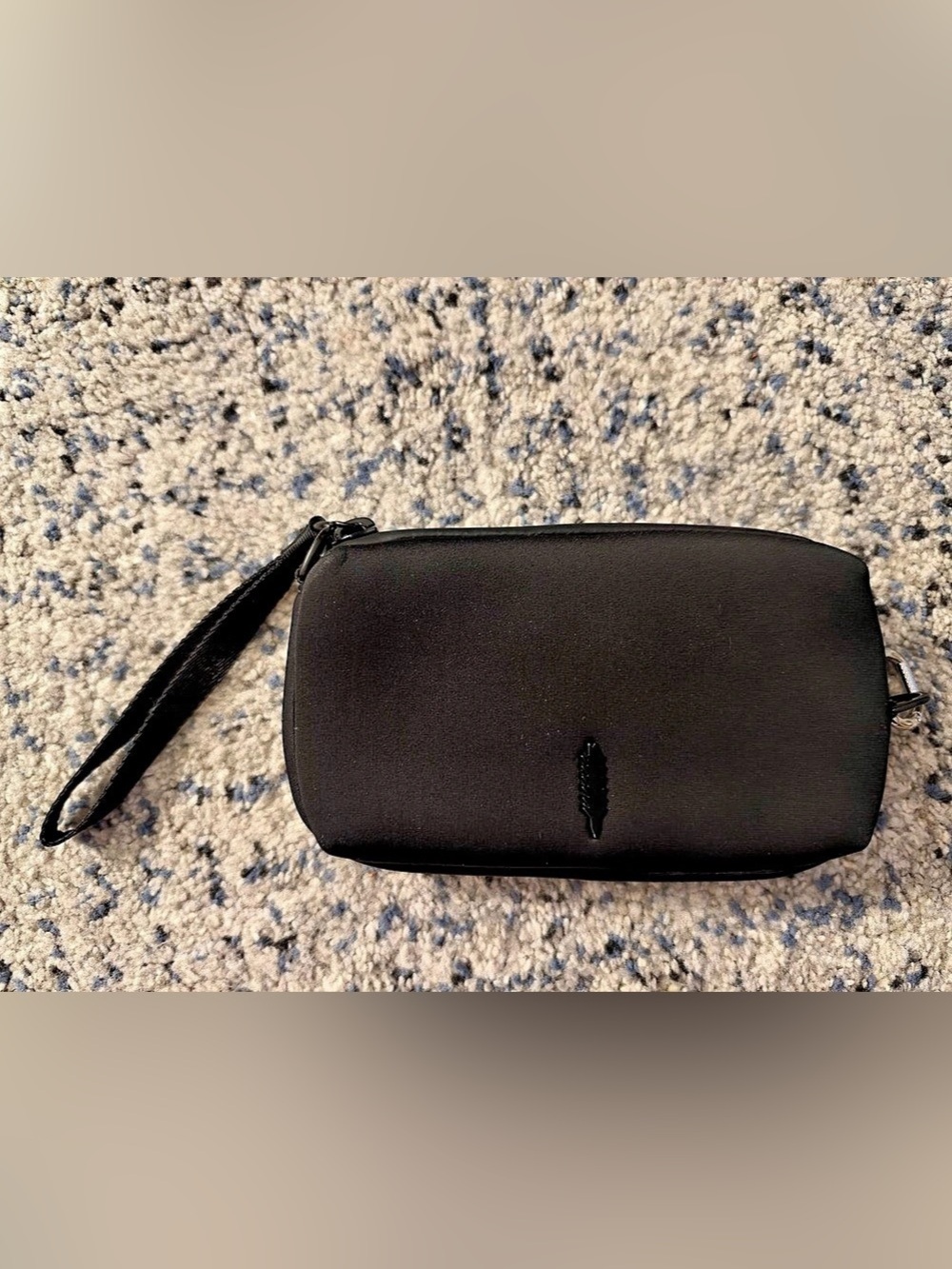 THACKER Black Wristlet Clutch